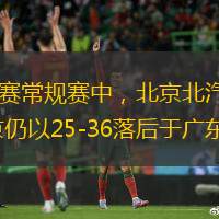 北京时间10月25日，中国男子篮球职业联赛常规赛中，北京北汽对阵广东东阳光。比赛开始后，北京北汽的努尼-奥莫特在第一节拿下14分，但北京仍以25-36落后于广东。第二节，陈盈骏为北京贡献了12分，而广